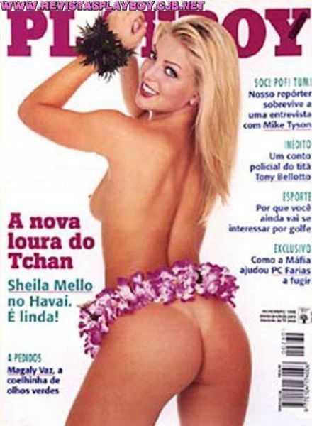 Sheila Mello pelada gostosa na playboy de 1998