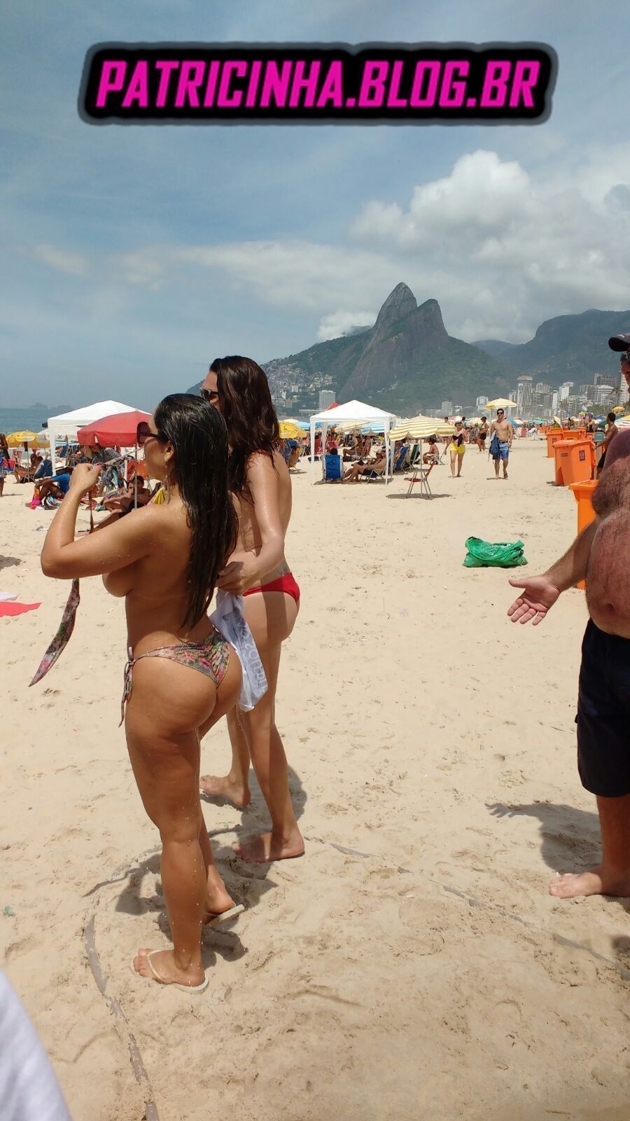 Vazou na net nudes da mulher melão pelada na praia